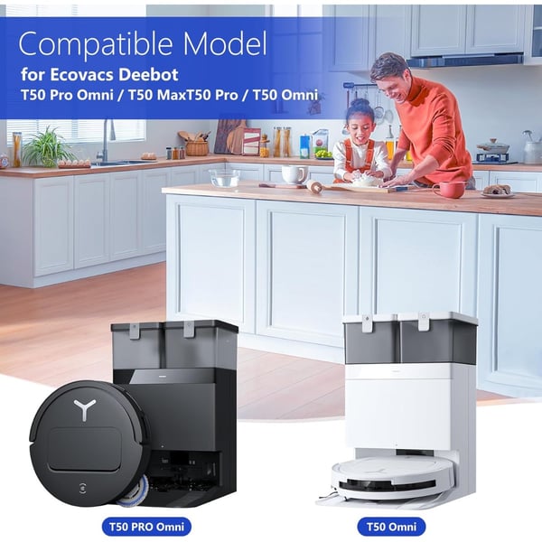 Reservetilbehør til Ecovacs Deebot T50 Pro Omni