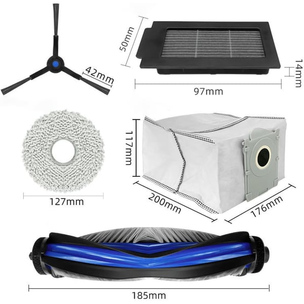 Reservetilbehør til Ecovacs Deebot T50 Pro Omni