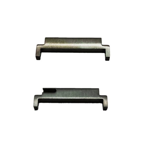 Yleiskäyttöinen musta kellon rannekkeen liitin 18 mm - 22 mm adapterit Yleiskäyttöinen musta kellon rannekkeen liitin 18 mm - 22 mm adapterit