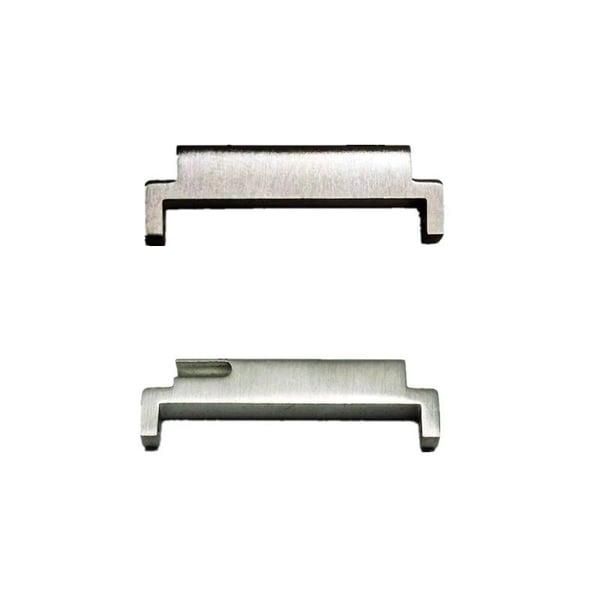 Hopeinen kellon rannekkeen liitin - Universaali adapteri 20mm - 20mm