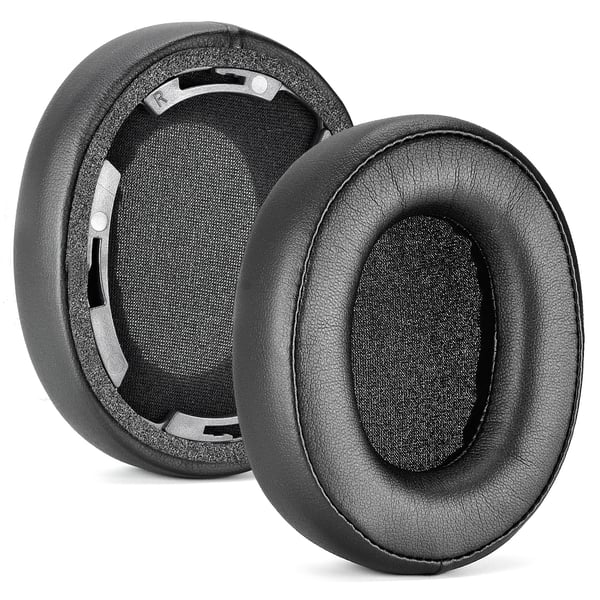 Svarte erstatningsøreputer for Audio-Technica ATH-SR50BT (2-pakning)