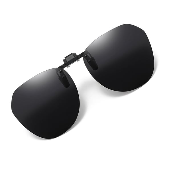 Polariserade Clip-on Solglasögon med Fodral Black