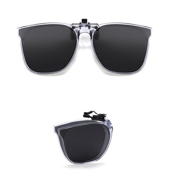 Foldbare Clip-On Solbriller - Polariserede Blue