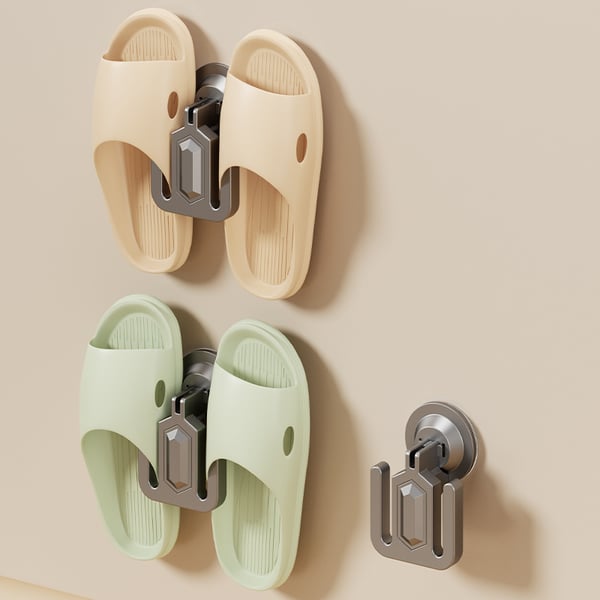 Sugekop Slippers Rack - Sæt med tre Grey