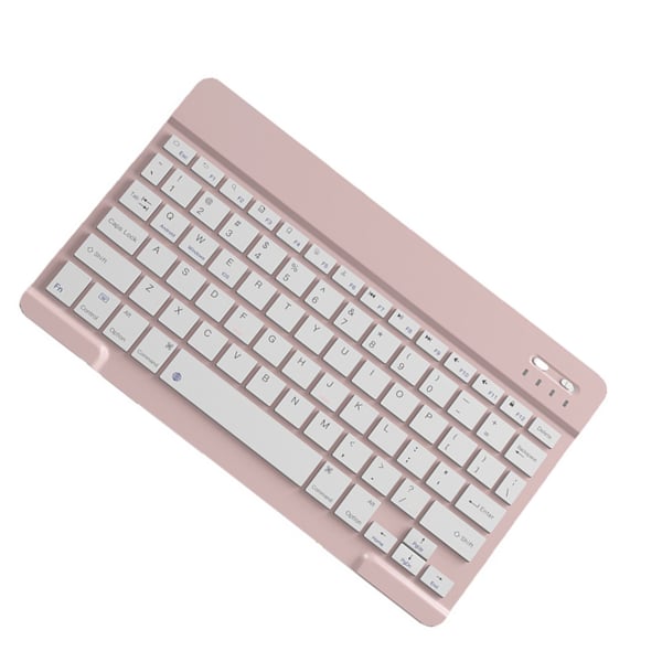 Trådløst Bluetooth-tastatur - 10-tommers oppladbart Pink