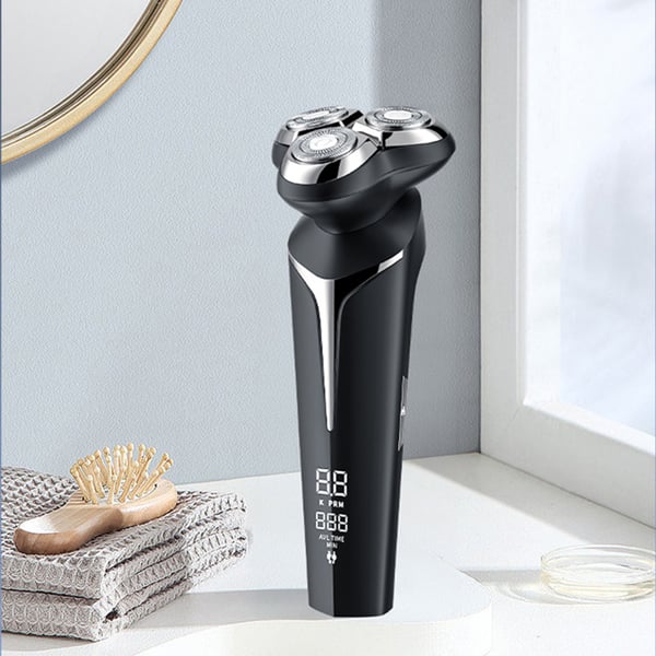 Elektrisk barbermaskin med digitalt display - Glatt barbering