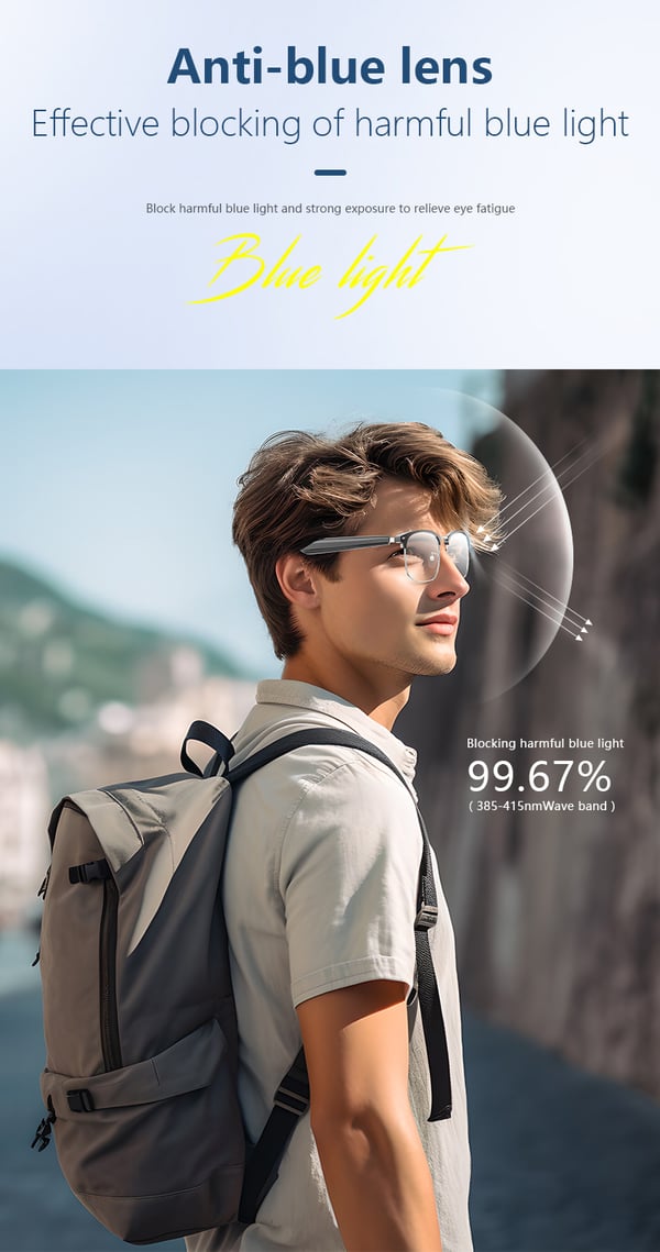 Smarta Touch Översättnings Bluetooth-glasögon