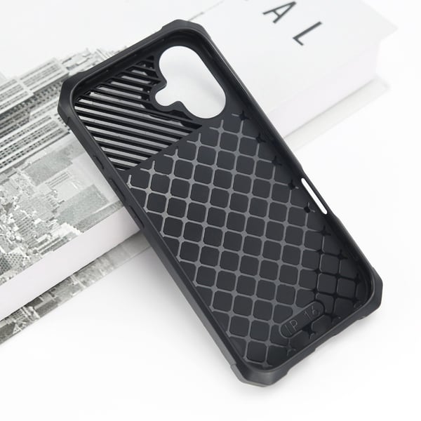 Elegant sort tegnebogsetui til iPhone 16-serien iPhone 16