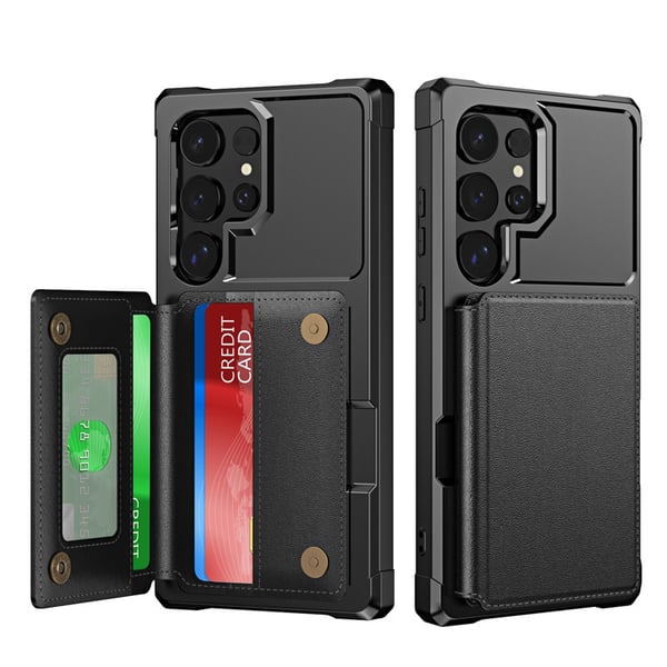 Elegant svart deksel til Samsung S24 Ultra - Magnetisk og beskyttende