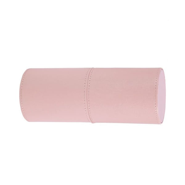 PU-nahkainen meikkisiveltimen pidike Pink