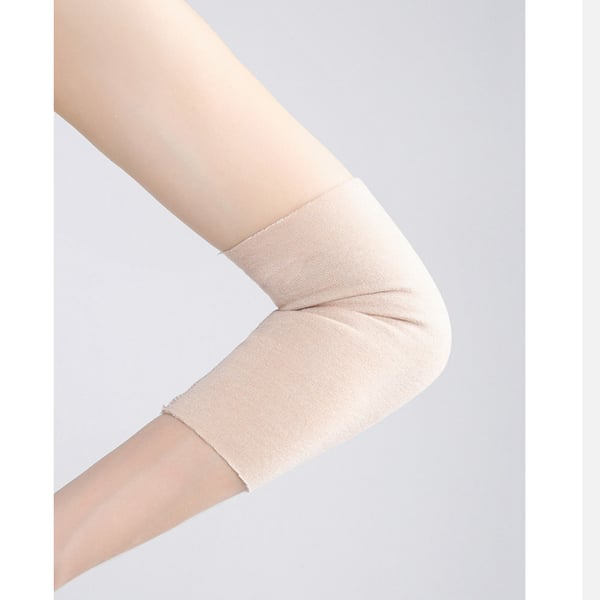 Silkeblanding Arm- og Håndledsærmer for Sommerkomfort Beige M