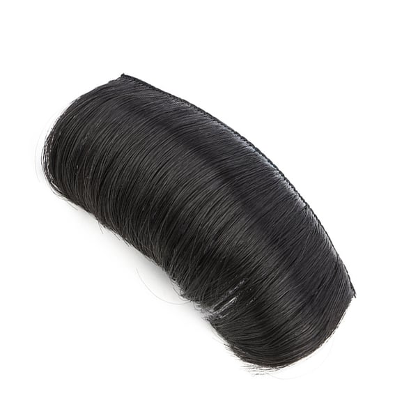 10 cm Naturlig Hårpute - Volumgivende Innsettingskam Black
