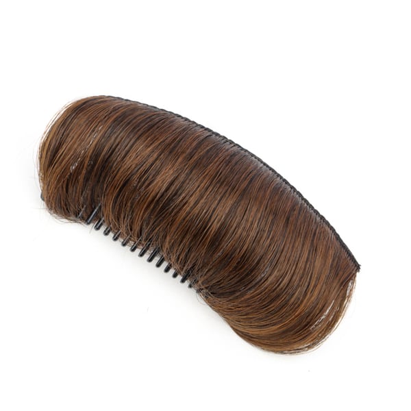 10 cm Naturlig Hårpute - Volumgivende Innsettingskam LightBrown