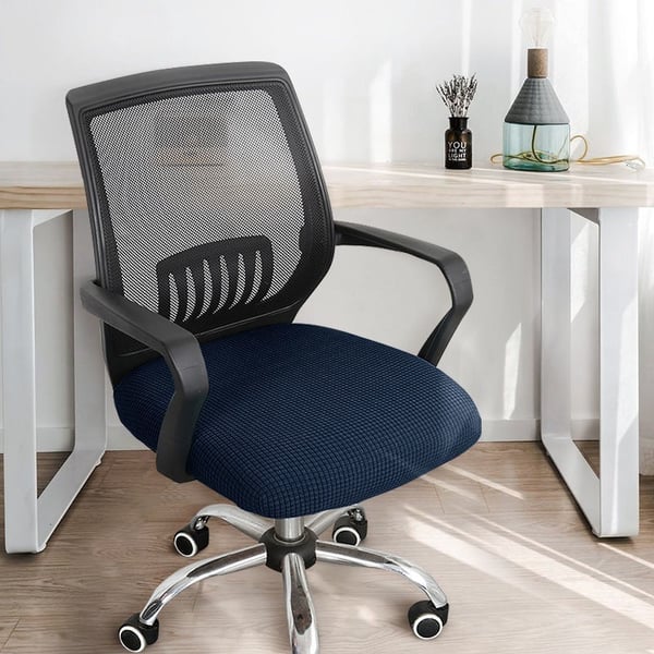 Kontorstolebetræk DarkBlue S