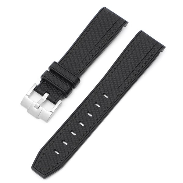 20 mm gummirem til Omega x Swatch Black