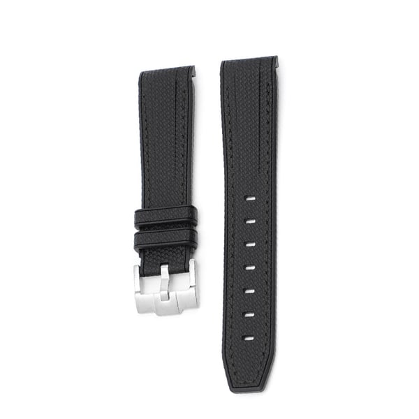 20 mm gummirem til Omega x Swatch Black