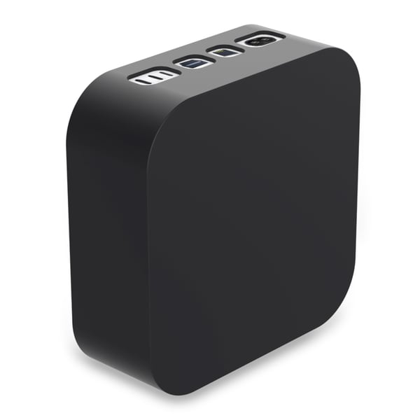 Tyylikäs silikonikotelo Mac Mini M4/Pro -laitteelle Black