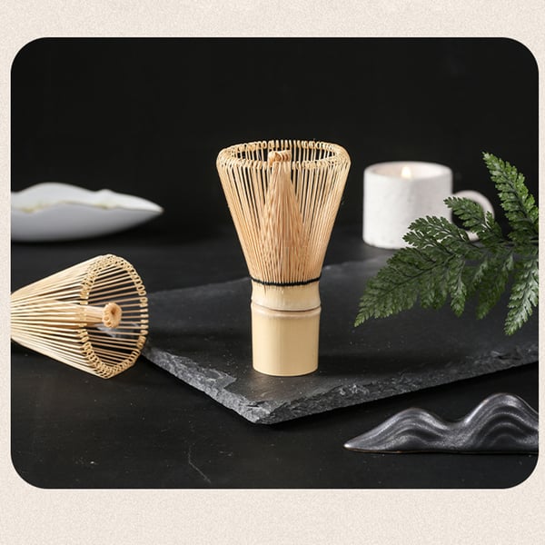 Matcha Whisk Sæt CT Lille Sæt 4 stk. Lysegrøn Keramik