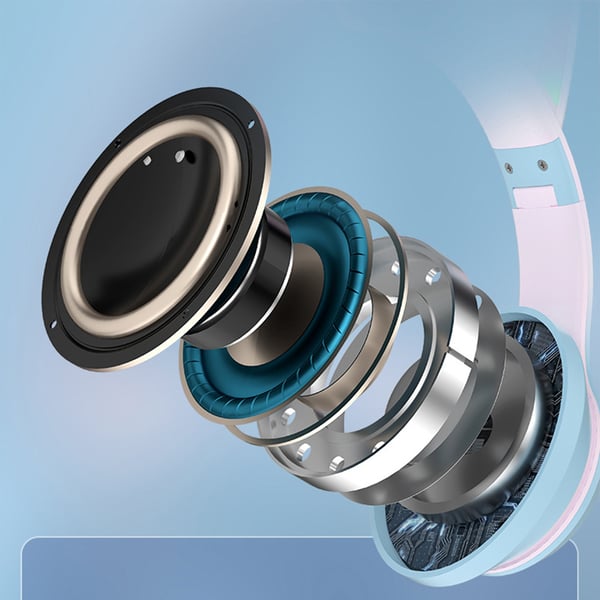 Bluetooth-kuulokkeet DR57 - Pitkä akunkesto Blue