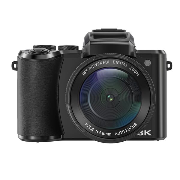 8K digitalkamera med dobbel skjerm – fanger alle detaljer