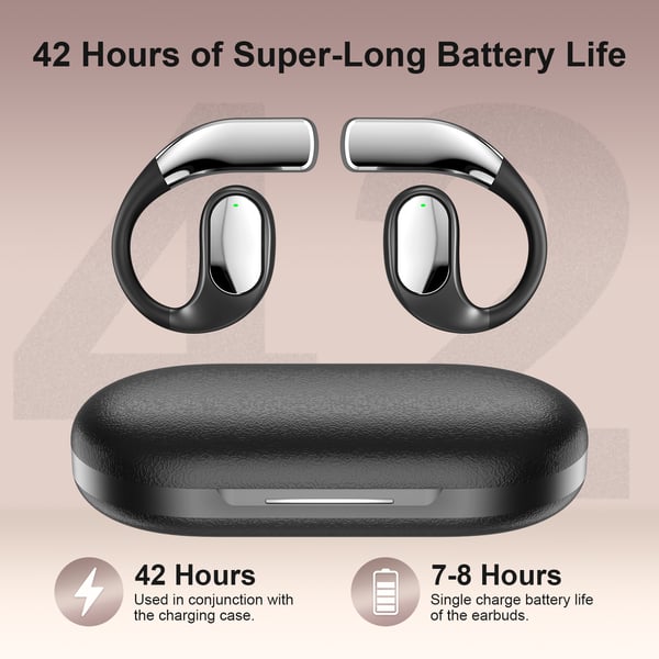 SP39 Sähköpinnoitetut Bluetooth-kuulokkeet - Avokorvamalli Black