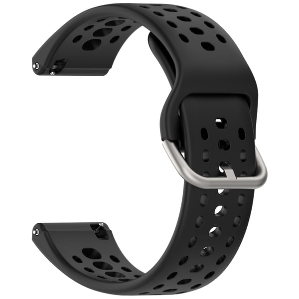 Tyylikäs silikoniranneke Amazfit Bip6:lle (A2435) Black