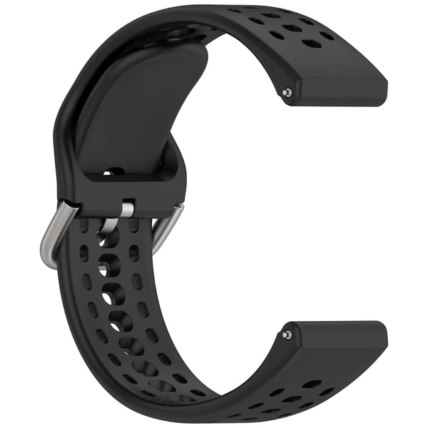 Stilfuld silikonerem til Amazfit Bip6 (A2435) Black