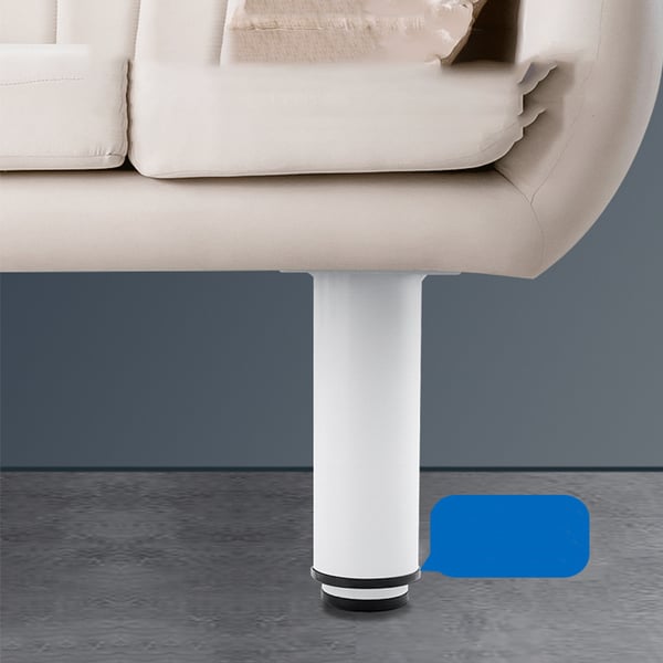 Justerbare møbelbein - Skapbein 4-pakning White S