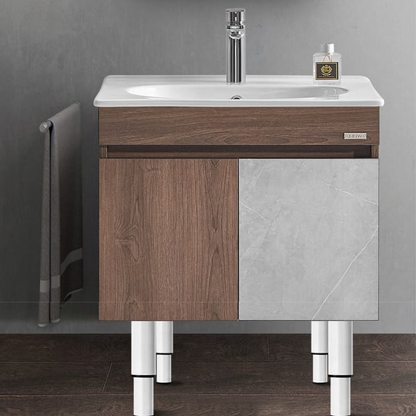 Justerbare møbelbein - Skapbein 4-pakning White S