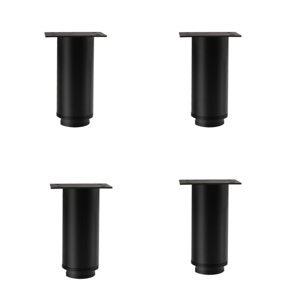 Justerbare møbelbein - Skapbein 4-pakning Black M