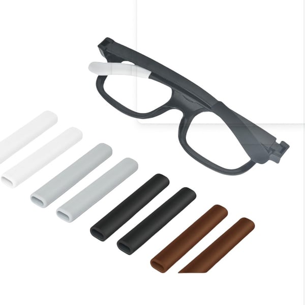 Silikon Anti-skli Pads For Briller -2 Par White