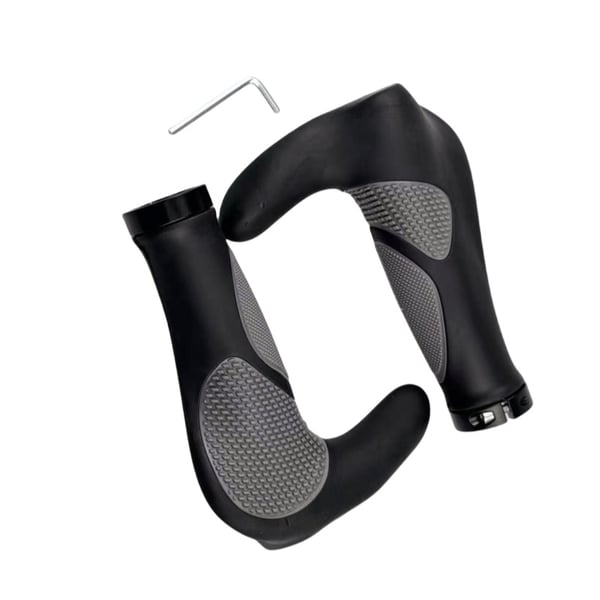 Ergonomiske gummihåndtak med styreender for MTB Ergonomiske gummihåndtak med styreender for MTB