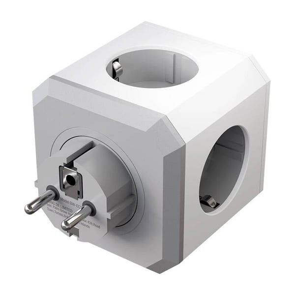 BlitzWolf BW-EC2 8-i-1 strømkube (4xAC / 2 x USB-A / 2 x USB-C)
