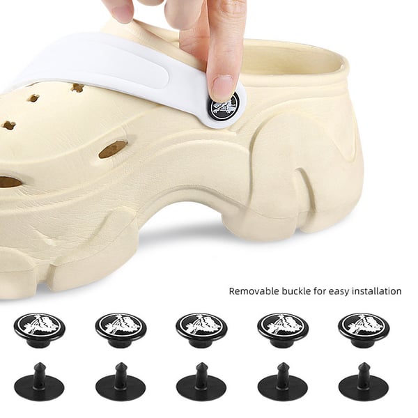 Mustat PVC-kantapääremmit tukkeihin - Liukueste White 40