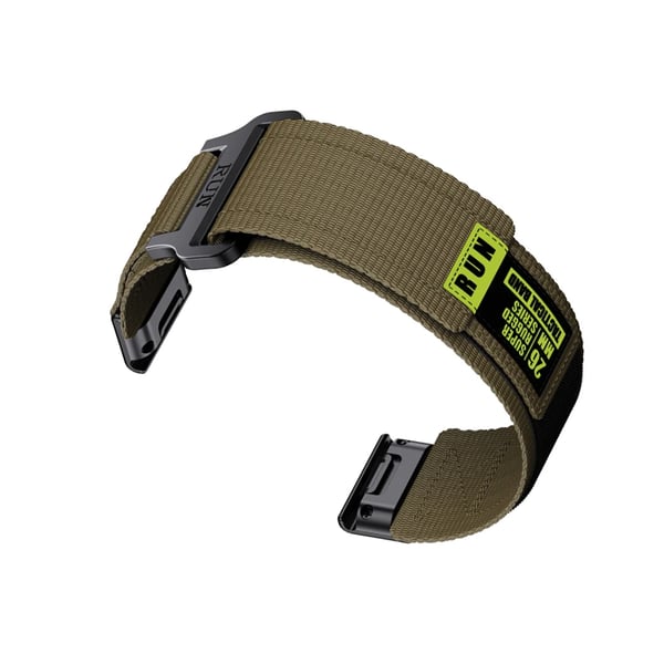 Garmin Fenix 8 -kellohihna, nailon Green 26 mm