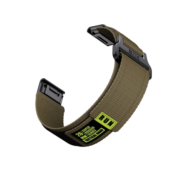 Garmin Fenix 8 -kellohihna, nailon Green 26 mm