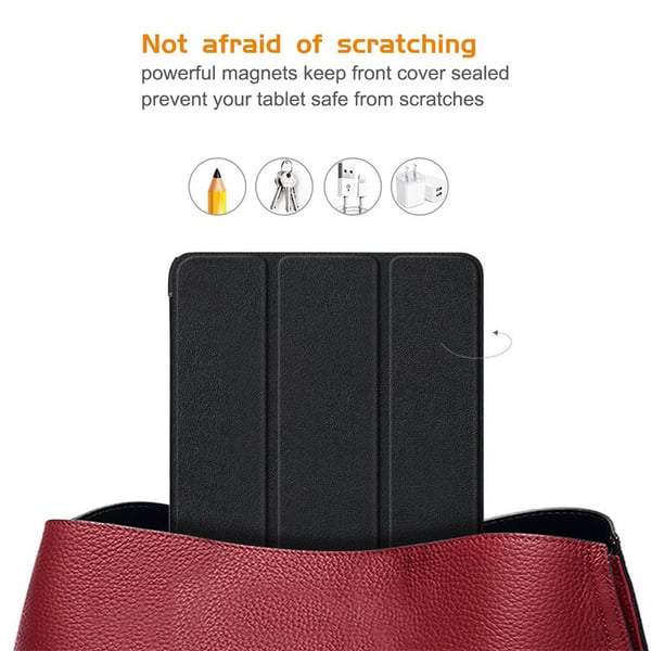 Samsung Galaxy Tab S8/S7 11 tuuman kotelo - Musta PU-nahka