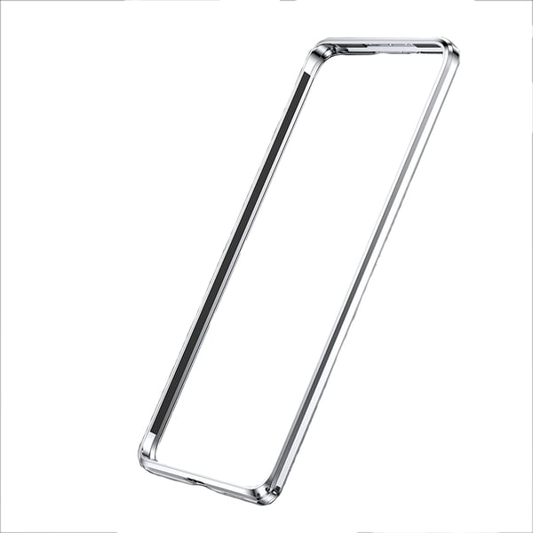 Stötfångarfodral i aluminiumlegering för iPhone 16 Silver