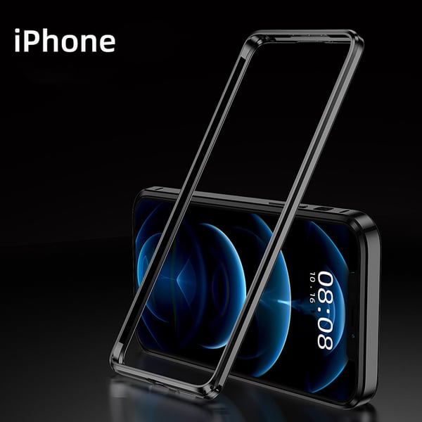 Aluminiumlegering Ram Fodral för iPhone 16 Pro Black