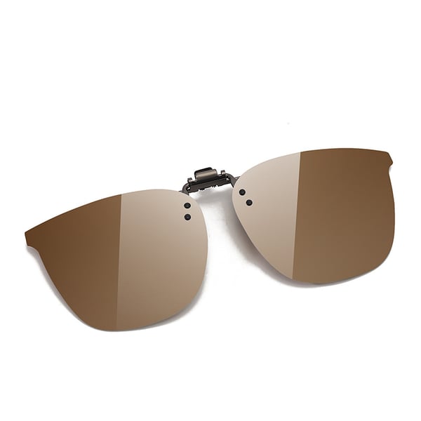 Polarisoidut Clip-on Aurinkolasit - Autoiluun & Ulkoiluun Brown Polarisoidut Clip-on Aurinkolasit - Autoiluun & Ulkoiluun Brown