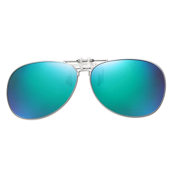 Clip-on solbriller - Polariserte kjørebriller Green+Blue