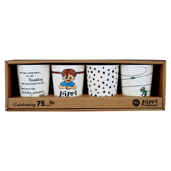 Koppsett 4 Pcs Pippi Langstrømpe