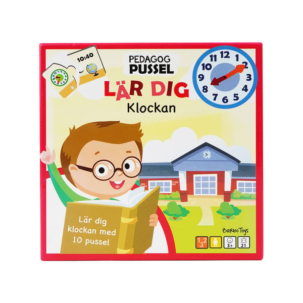 Puslespill Classic Pedagog Pussel Lär Dig Klockan (SE)