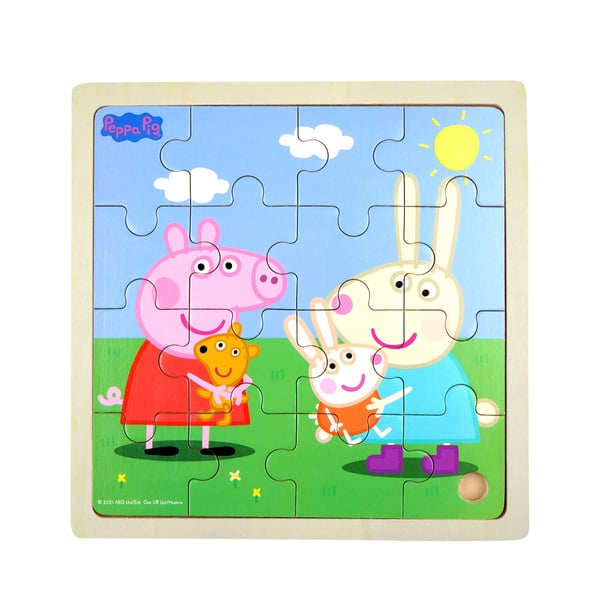 Puslespill 16 Pcs Wooden Puzzle Rebecca