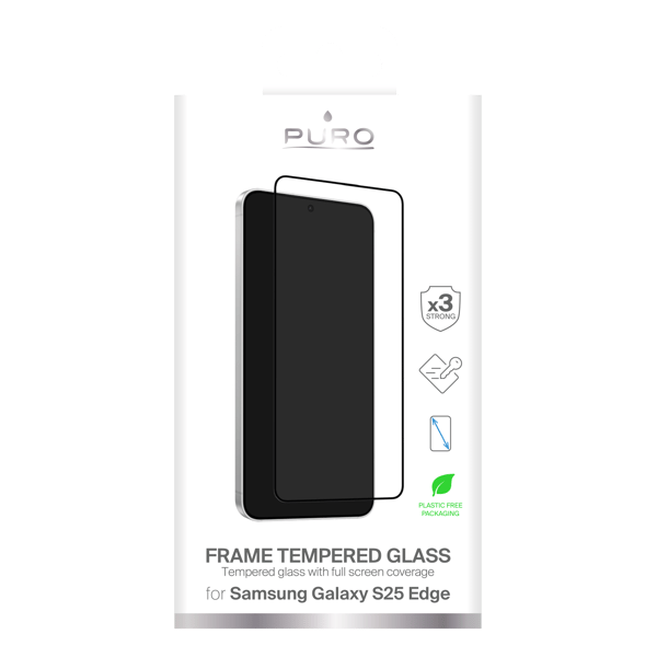 Samsung Galaxy S25 Edge ramme temperaturbeskytter i glass
