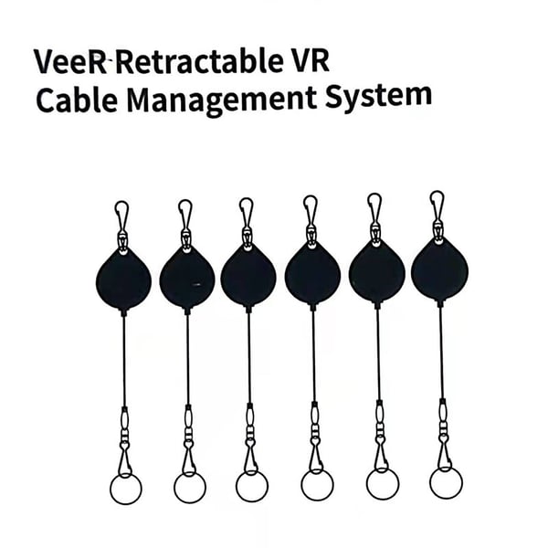 VR Headset Kabelhantering Infällbart Trissesystem (6-pack)