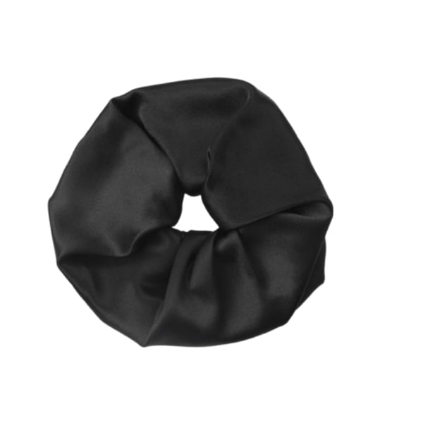 19 Momme 9cm Silke Hårkrumpe - Mildt Hårtilbehør Black