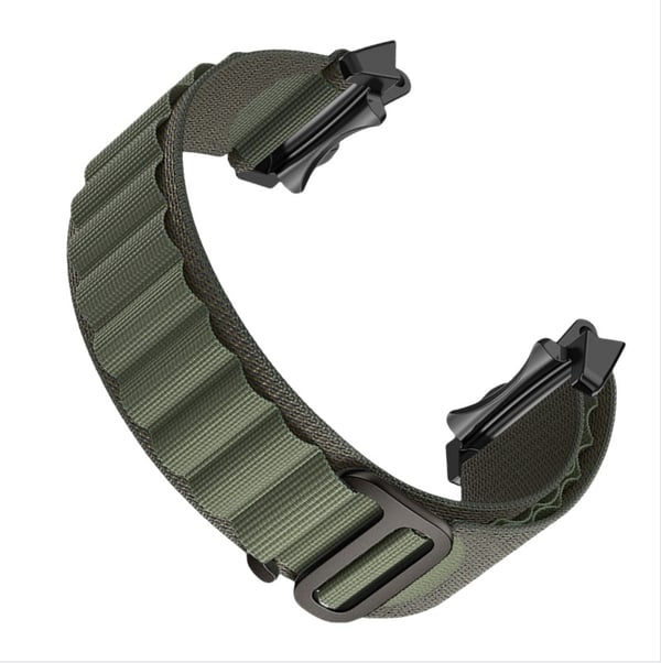 Kompatibel med nylon loop rem til Amazfit T-Rex 2 Green