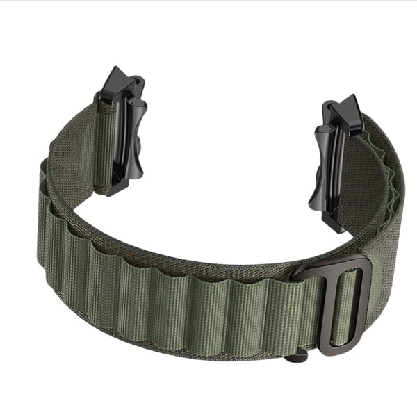 Kompatibel med nylon loop rem til Amazfit T-Rex 2 Green