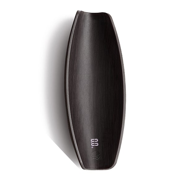 Valnøddefarve Digital Tevægt 500g/0,1g med USB-opladning Black